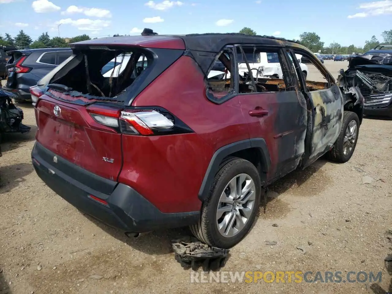 3 Photograph of a damaged car 2T3C1RFV4PW266256 TOYOTA RAV4 2023