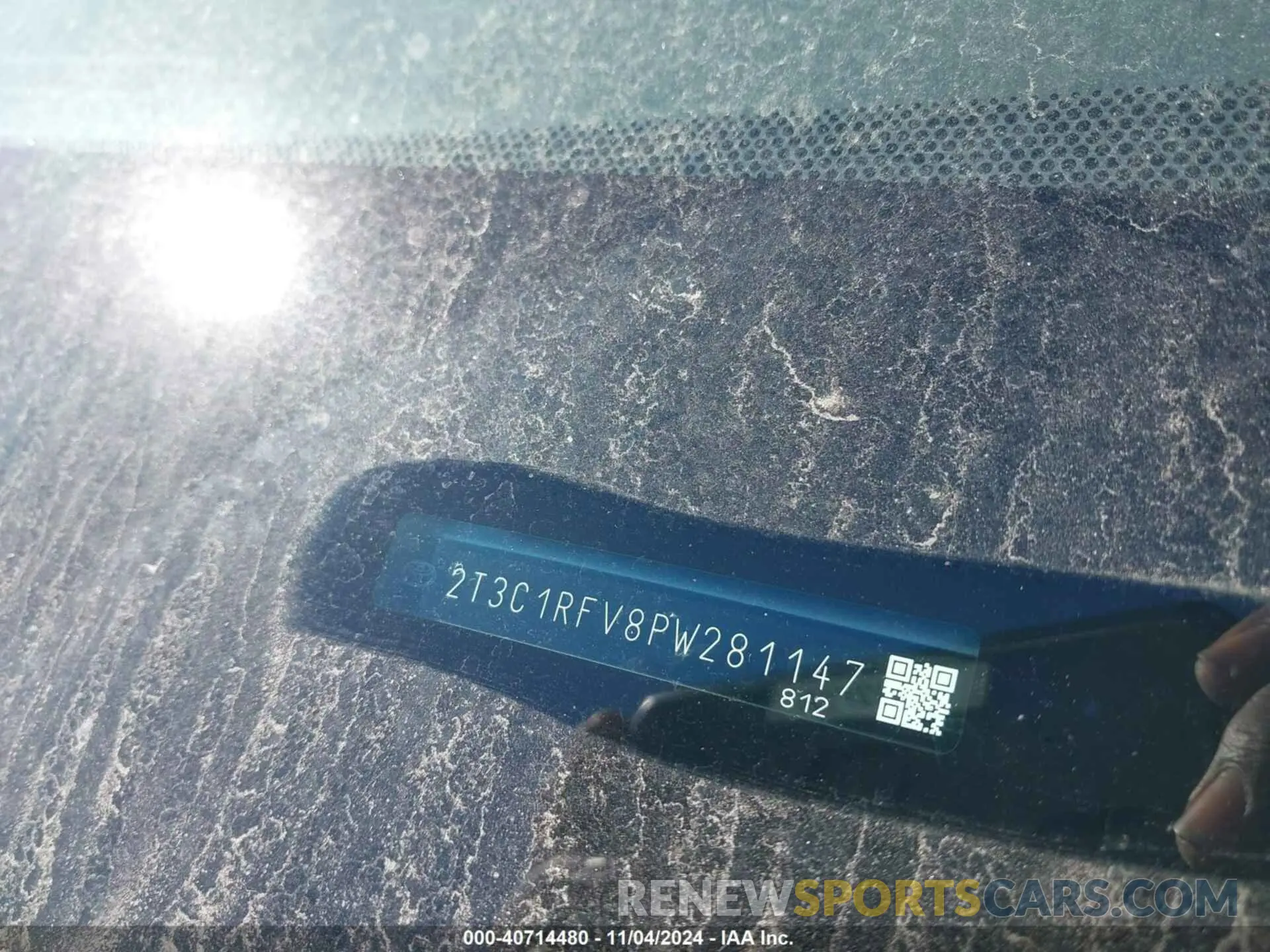 9 Photograph of a damaged car 2T3C1RFV8PW281147 TOYOTA RAV4 2023