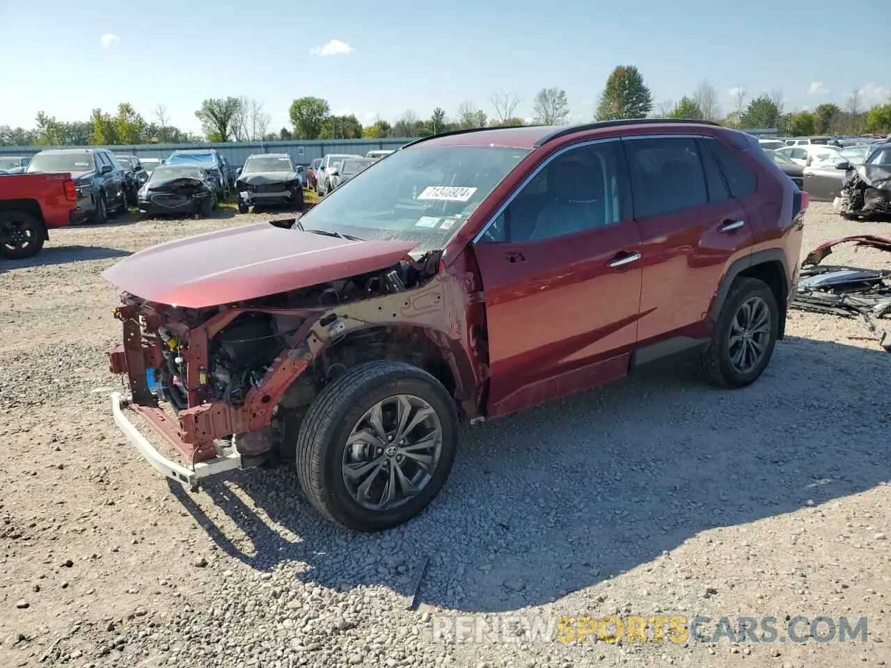 1 Photograph of a damaged car 2T3D6RFV2PW045986 TOYOTA RAV4 2023
