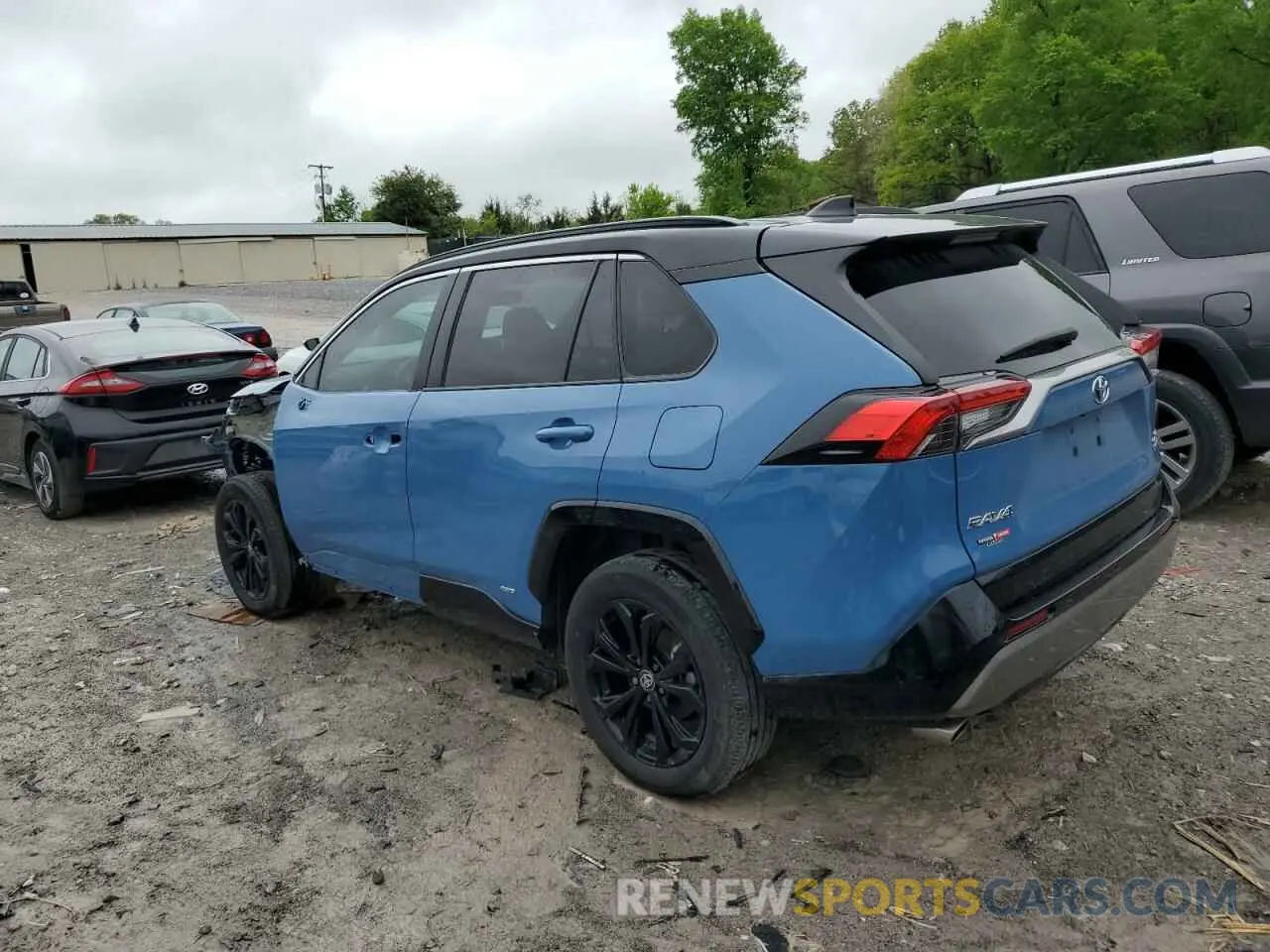 2 Photograph of a damaged car 2T3E6RFV2PW042963 TOYOTA RAV4 2023