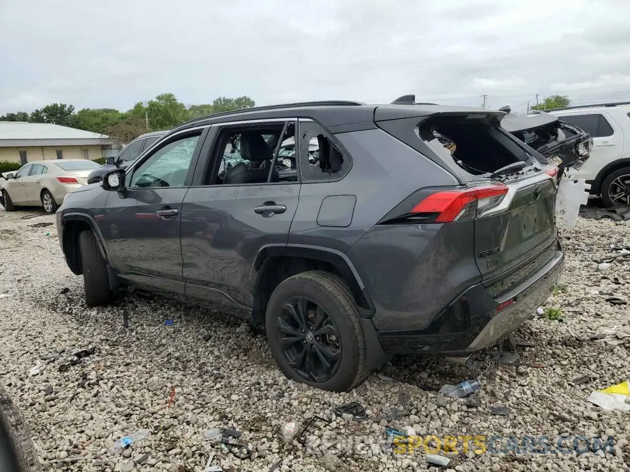 2 Photograph of a damaged car 2T3E6RFV3PW045211 TOYOTA RAV4 2023