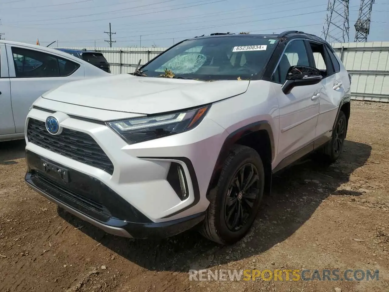 1 Photograph of a damaged car 2T3E6RFVXPW046341 TOYOTA RAV4 2023