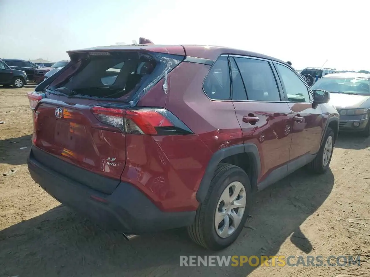 3 Photograph of a damaged car 2T3F1RFV1PW369762 TOYOTA RAV4 2023