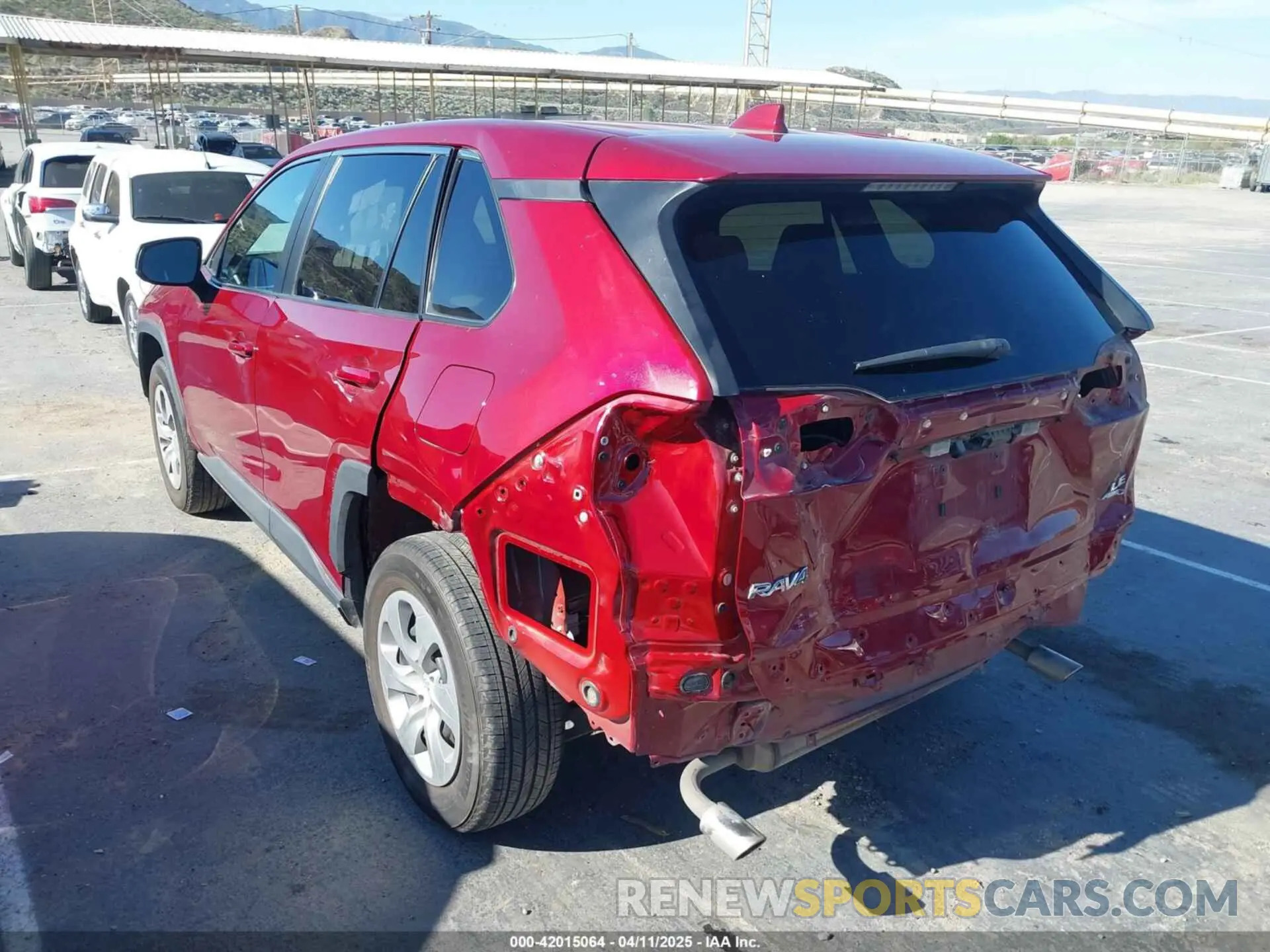 3 Photograph of a damaged car 2T3F1RFV2PW369754 TOYOTA RAV4 2023