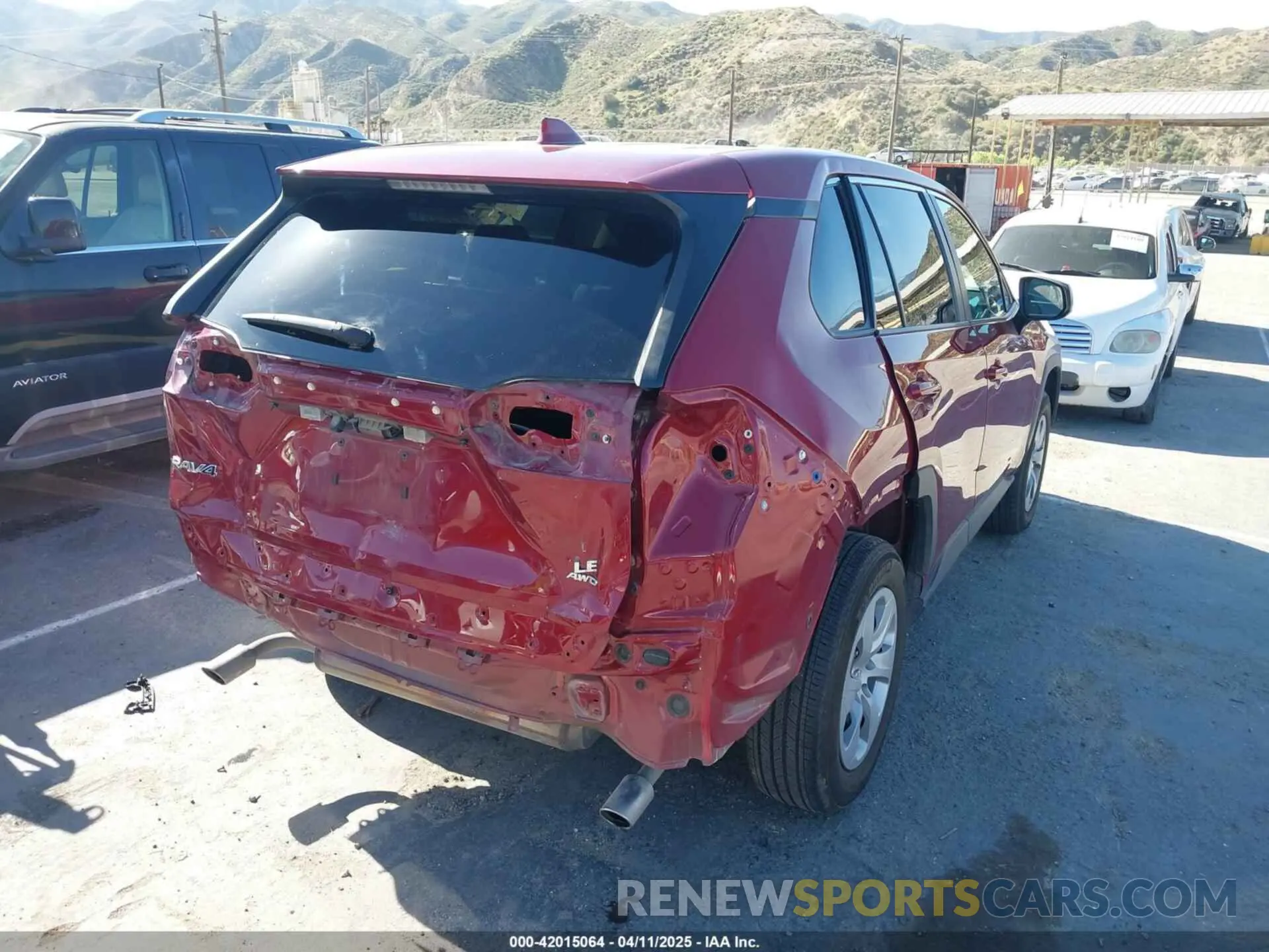 4 Photograph of a damaged car 2T3F1RFV2PW369754 TOYOTA RAV4 2023