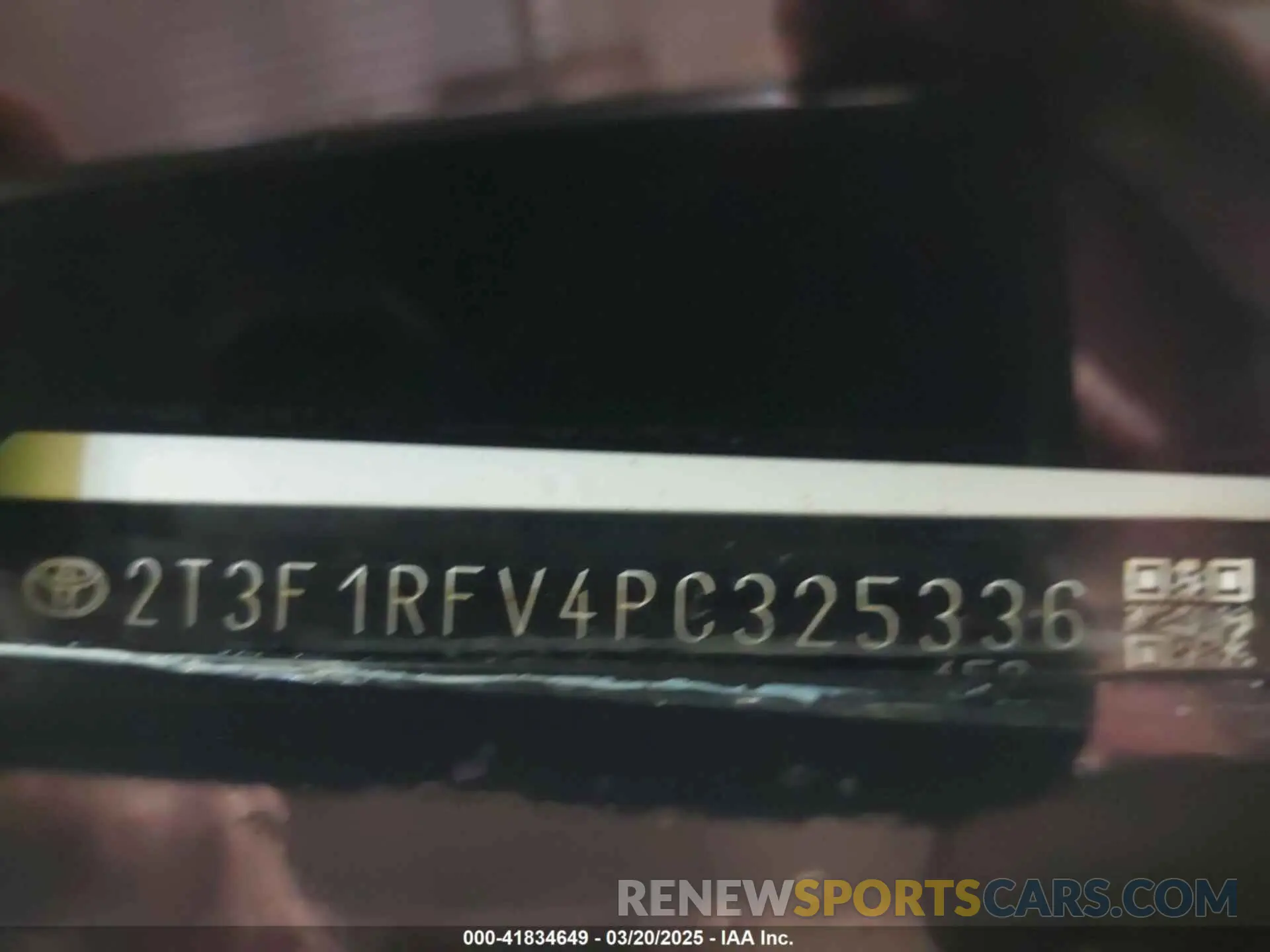 9 Photograph of a damaged car 2T3F1RFV4PC325336 TOYOTA RAV4 2023