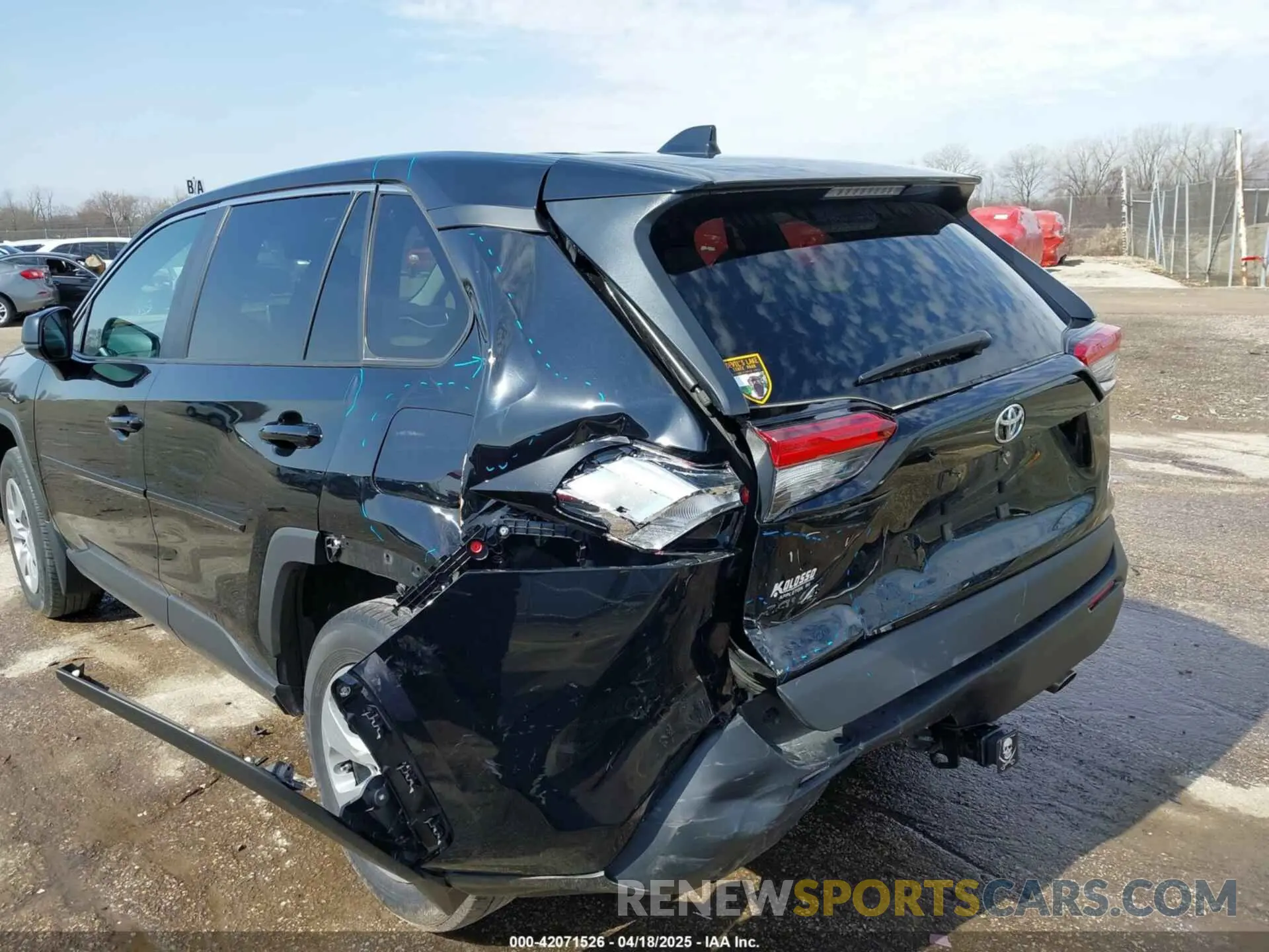 6 Photograph of a damaged car 2T3F1RFV4PC332593 TOYOTA RAV4 2023