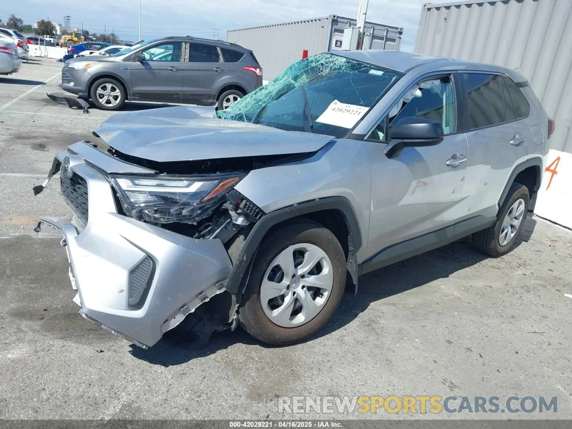 2 Photograph of a damaged car 2T3F1RFV8PC377259 TOYOTA RAV4 2023