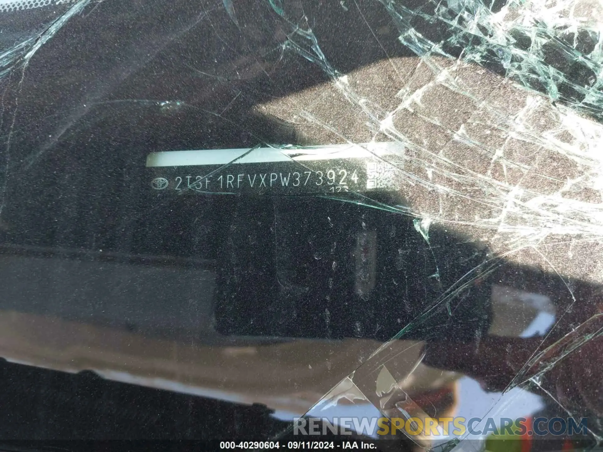 9 Photograph of a damaged car 2T3F1RFVXPW373924 TOYOTA RAV4 2023
