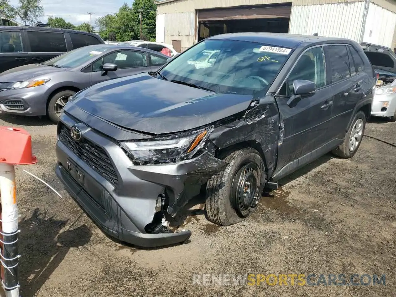 1 Photograph of a damaged car 2T3G1RFVXPW340667 TOYOTA RAV4 2023