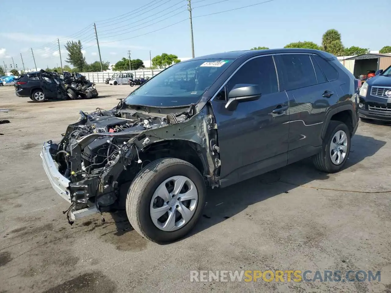 1 Photograph of a damaged car 2T3H1RFV2PW296376 TOYOTA RAV4 2023