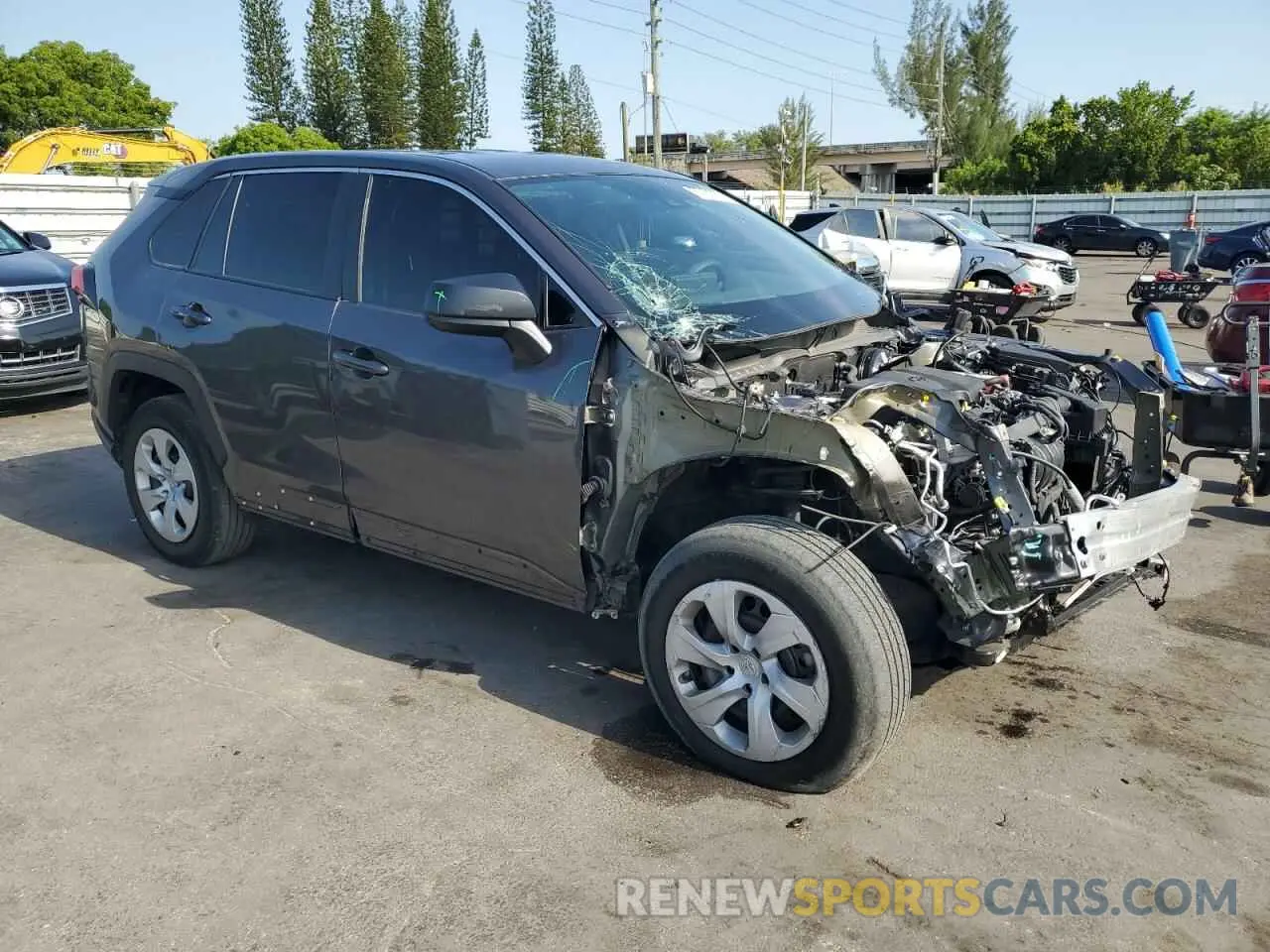 4 Photograph of a damaged car 2T3H1RFV2PW296376 TOYOTA RAV4 2023
