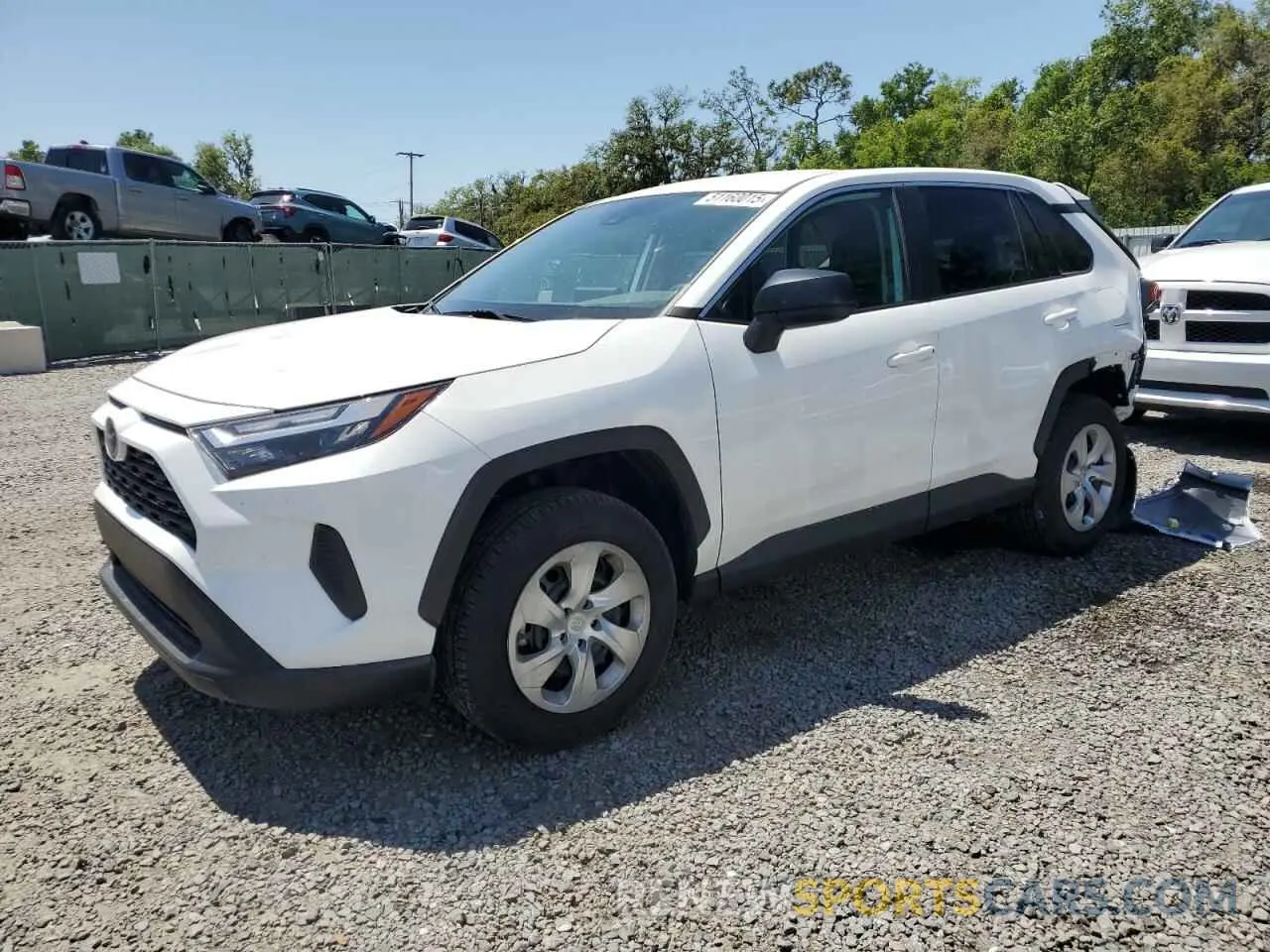 1 Photograph of a damaged car 2T3H1RFV3PC222076 TOYOTA RAV4 2023