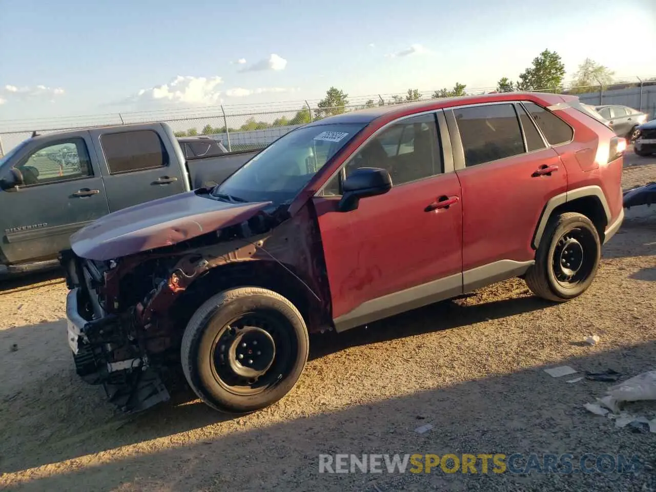 1 Photograph of a damaged car 2T3H1RFV4PW255392 TOYOTA RAV4 2023