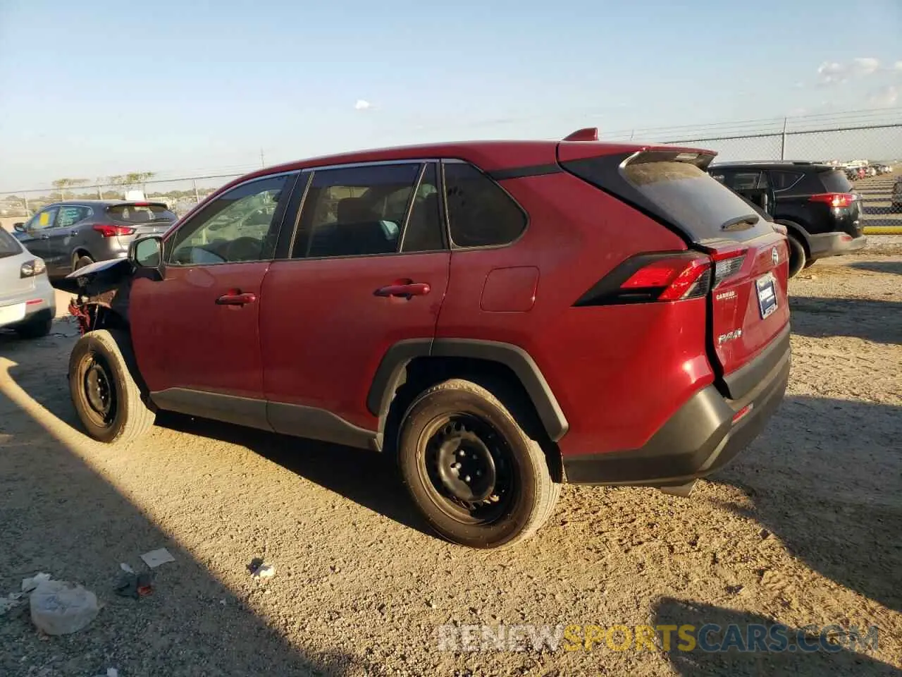 2 Photograph of a damaged car 2T3H1RFV4PW255392 TOYOTA RAV4 2023
