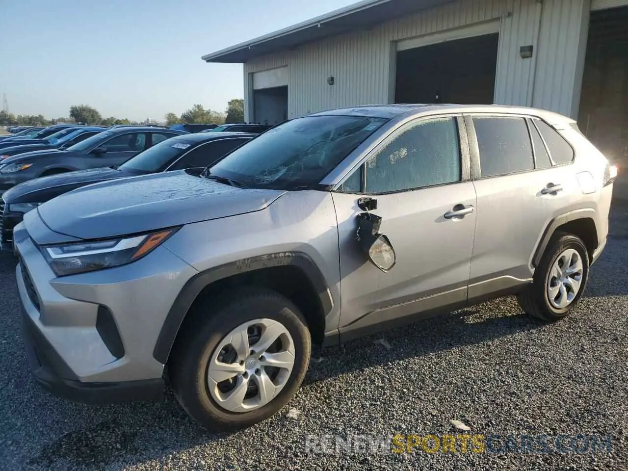 1 Photograph of a damaged car 2T3H1RFV6PC227322 TOYOTA RAV4 2023