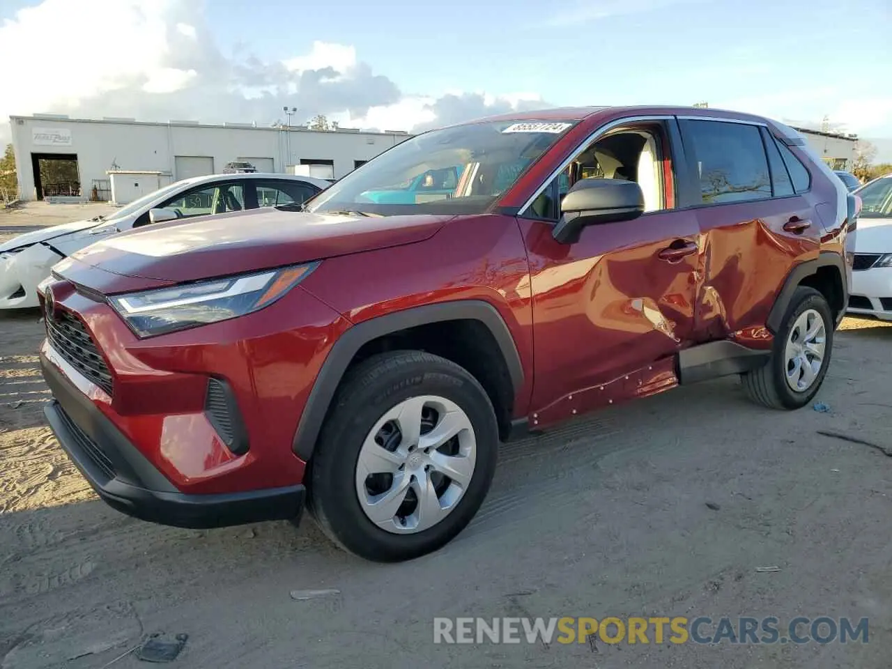 1 Photograph of a damaged car 2T3H1RFV8PW294339 TOYOTA RAV4 2023