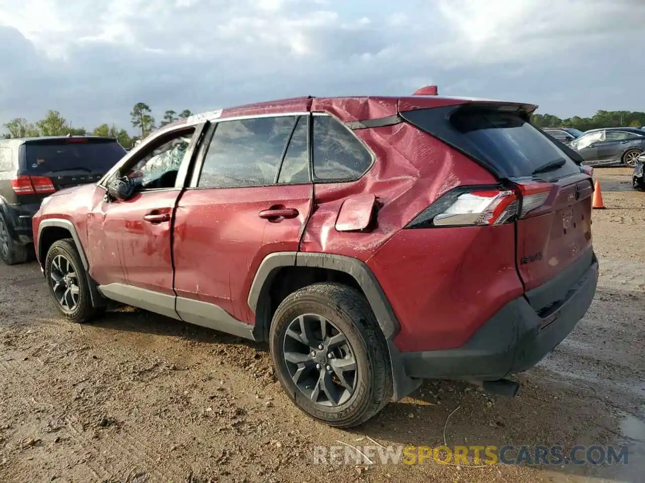 2 Photograph of a damaged car 2T3H1RFV8PW298634 TOYOTA RAV4 2023