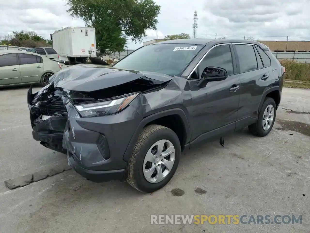 1 Photograph of a damaged car 2T3H1RFVXPC249730 TOYOTA RAV4 2023