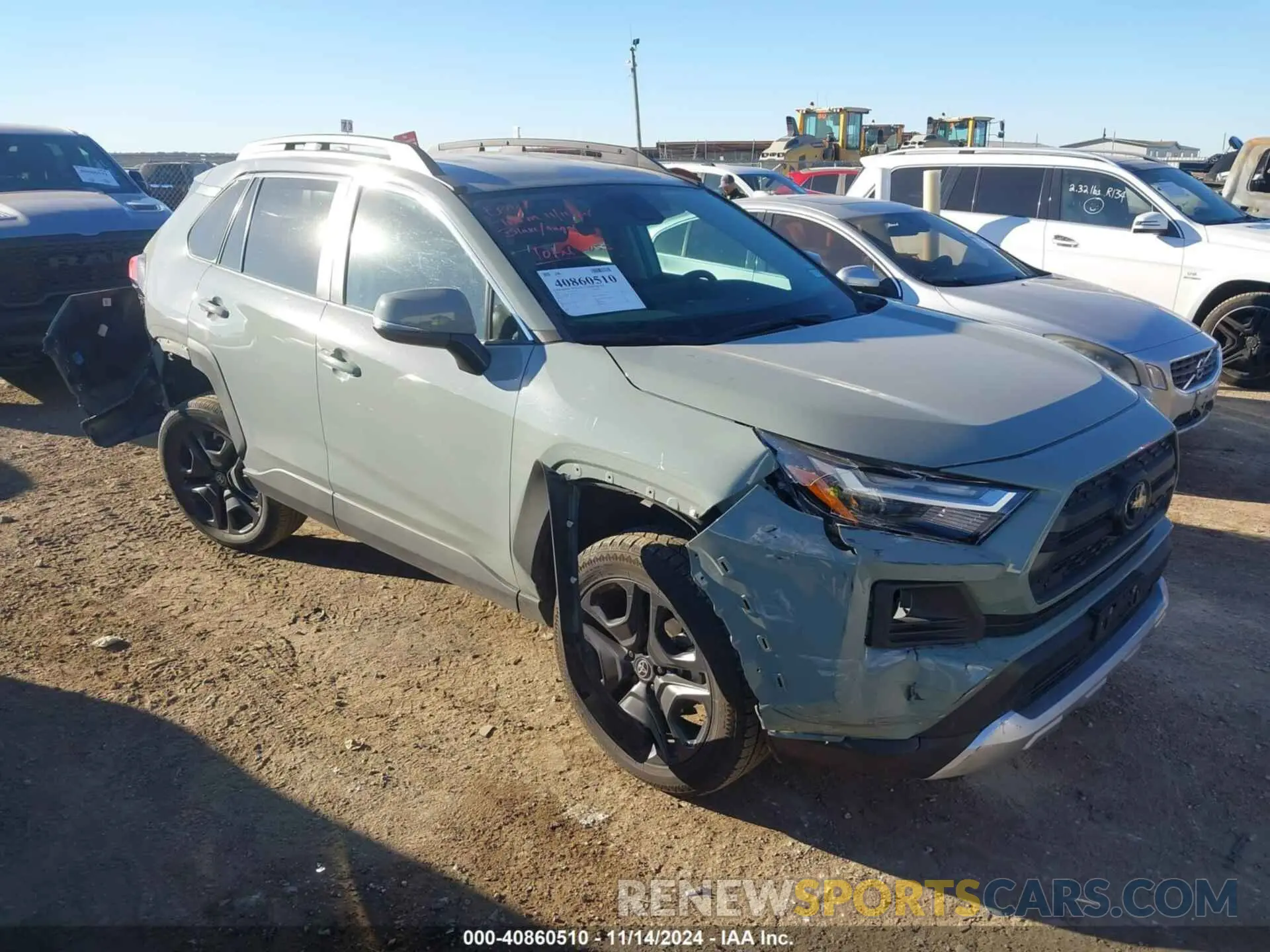 1 Photograph of a damaged car 2T3J1RFV3PW351287 TOYOTA RAV4 2023