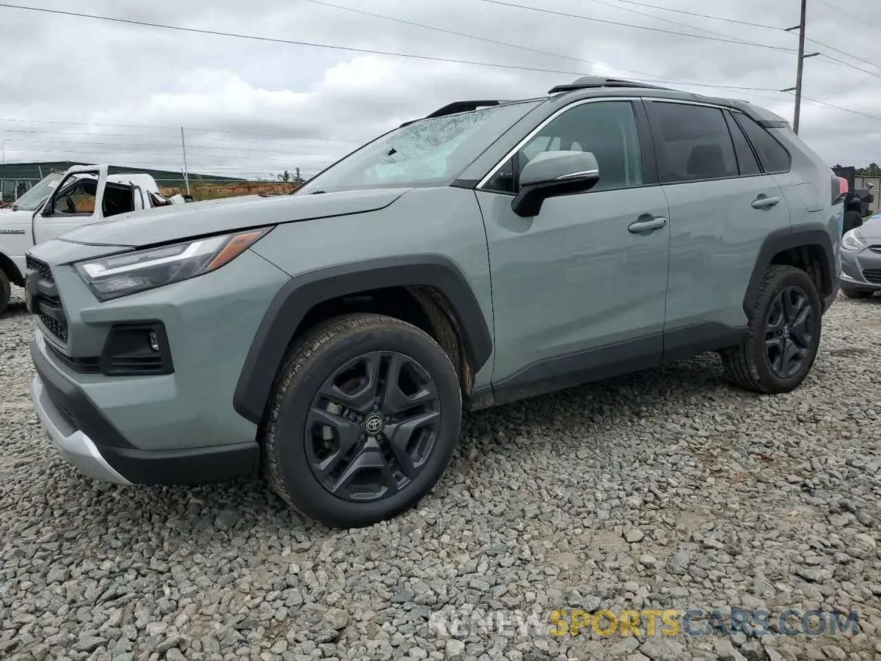 1 Photograph of a damaged car 2T3J1RFV3PW360233 TOYOTA RAV4 2023