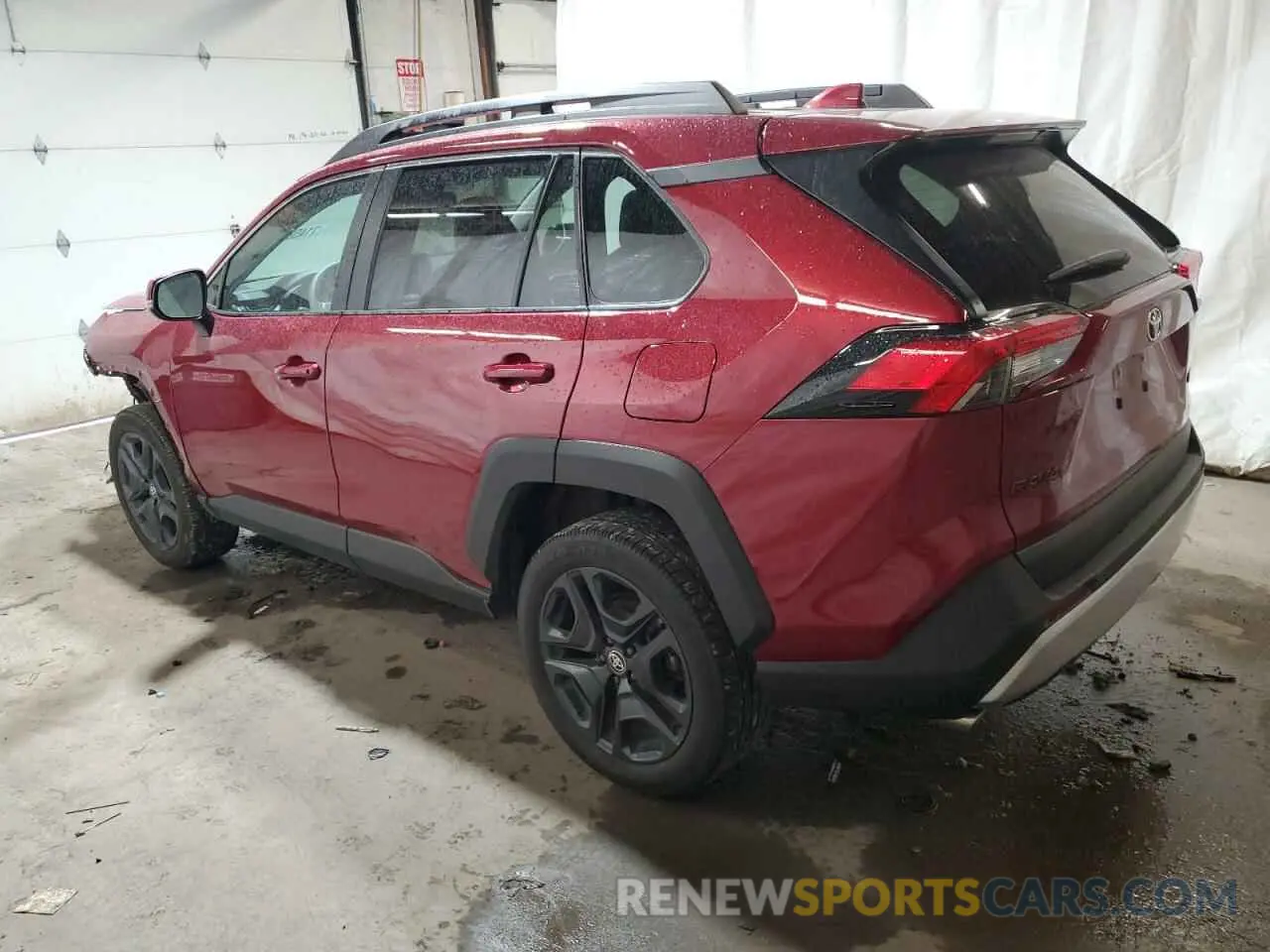 2 Photograph of a damaged car 2T3J1RFV5PW342736 TOYOTA RAV4 2023