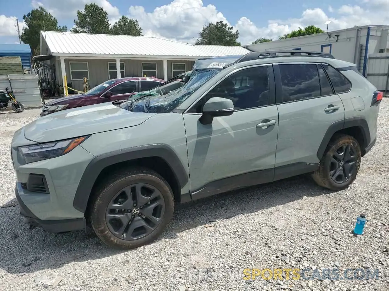 1 Photograph of a damaged car 2T3J1RFV5PW357625 TOYOTA RAV4 2023