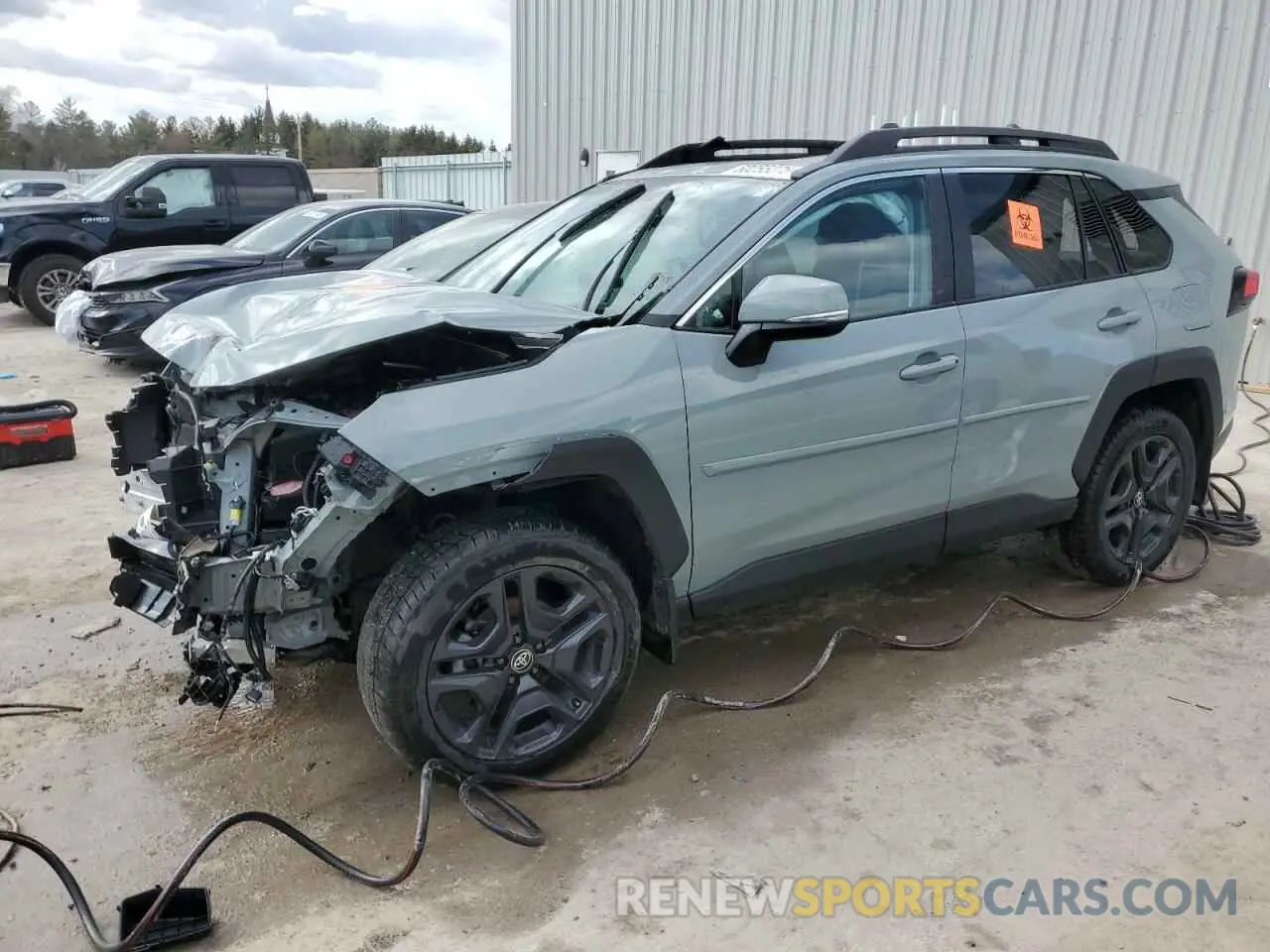 1 Photograph of a damaged car 2T3J1RFV7PW343709 TOYOTA RAV4 2023