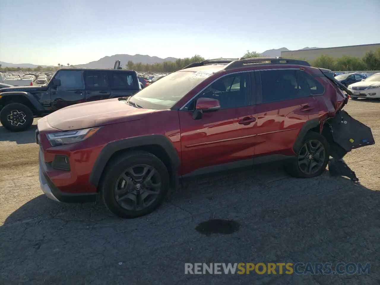 1 Photograph of a damaged car 2T3J1RFV9PW402033 TOYOTA RAV4 2023