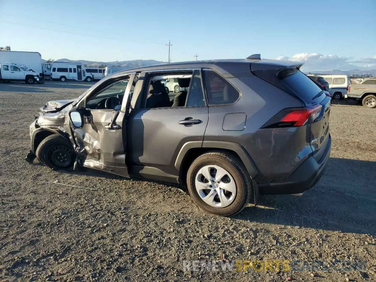 2 Photograph of a damaged car 2T3K1RFV4PW297163 TOYOTA RAV4 2023