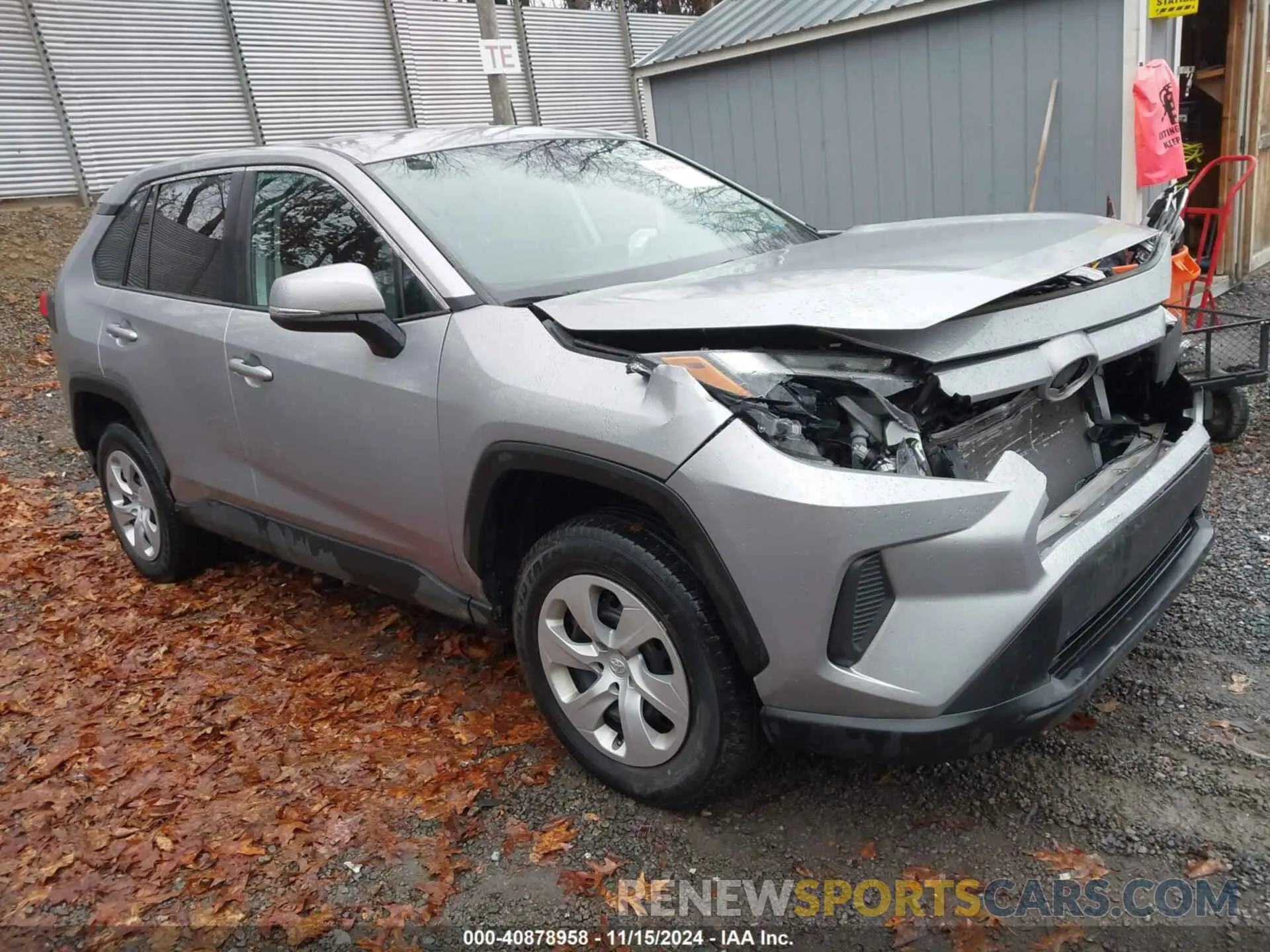1 Photograph of a damaged car 2T3K1RFV7PC234883 TOYOTA RAV4 2023