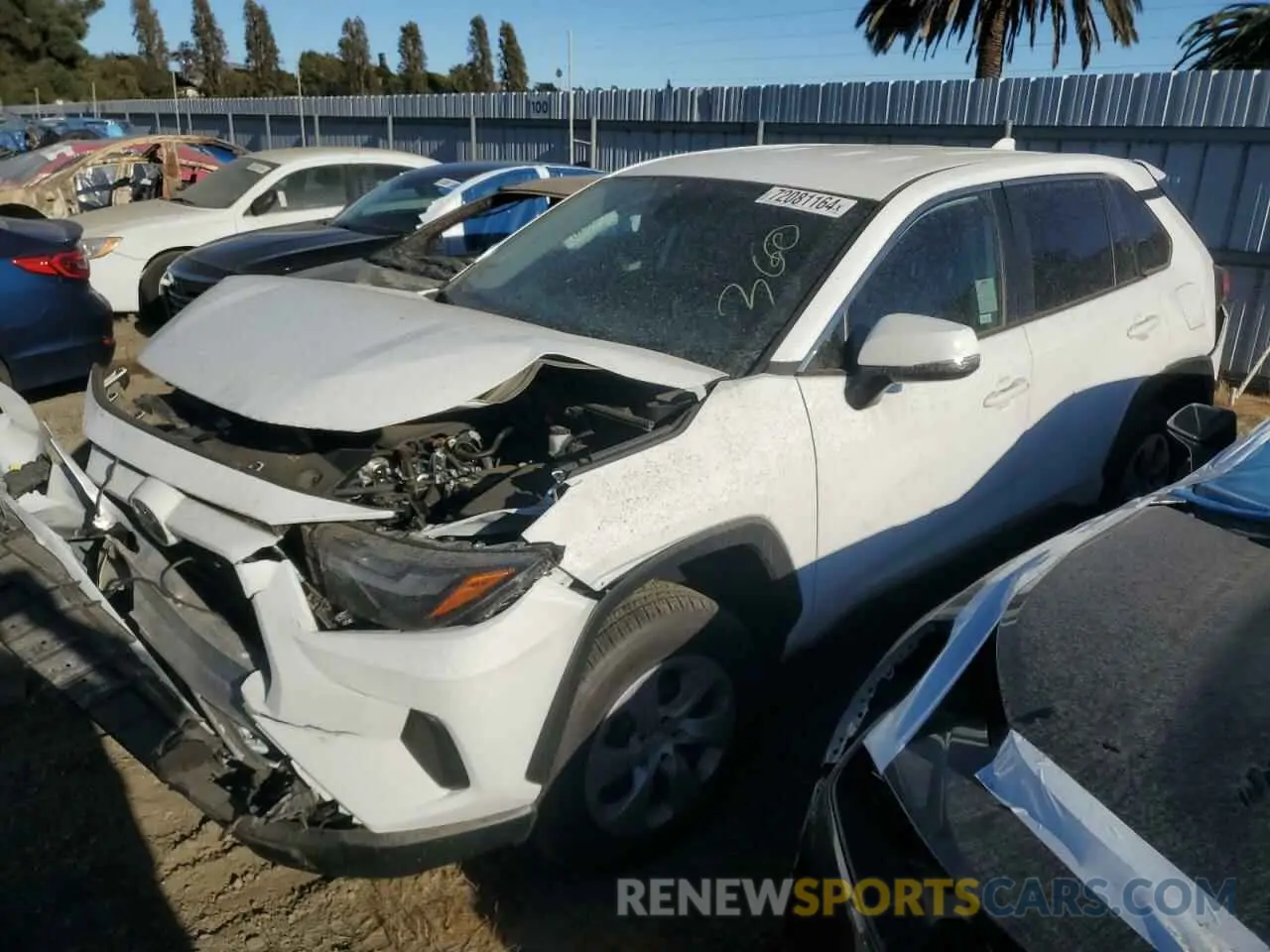 1 Photograph of a damaged car 2T3K1RFV9PC245304 TOYOTA RAV4 2023