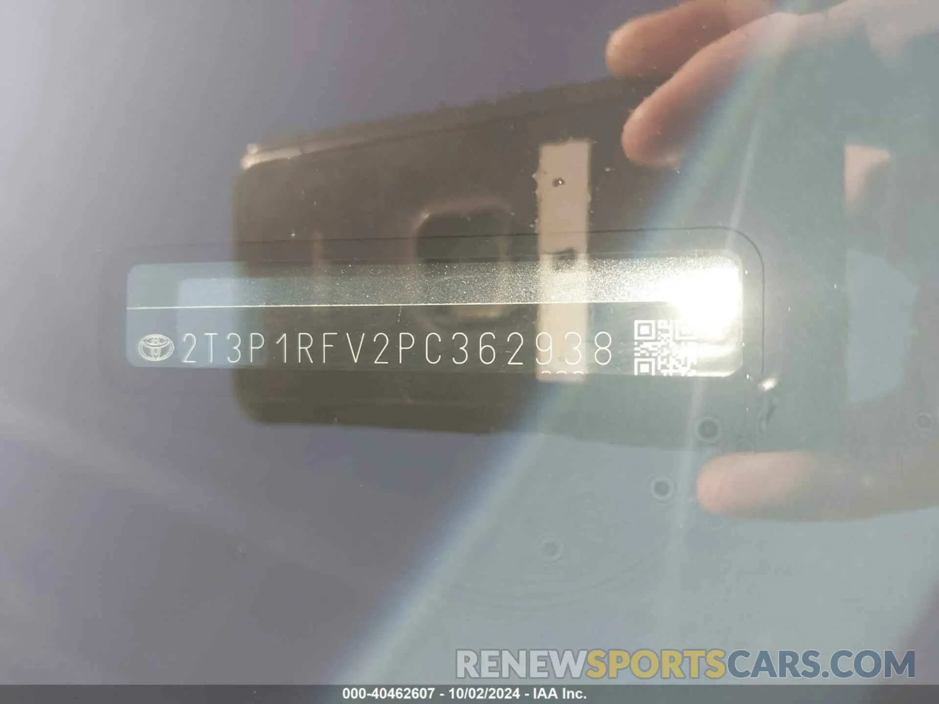 9 Photograph of a damaged car 2T3P1RFV2PC362938 TOYOTA RAV4 2023