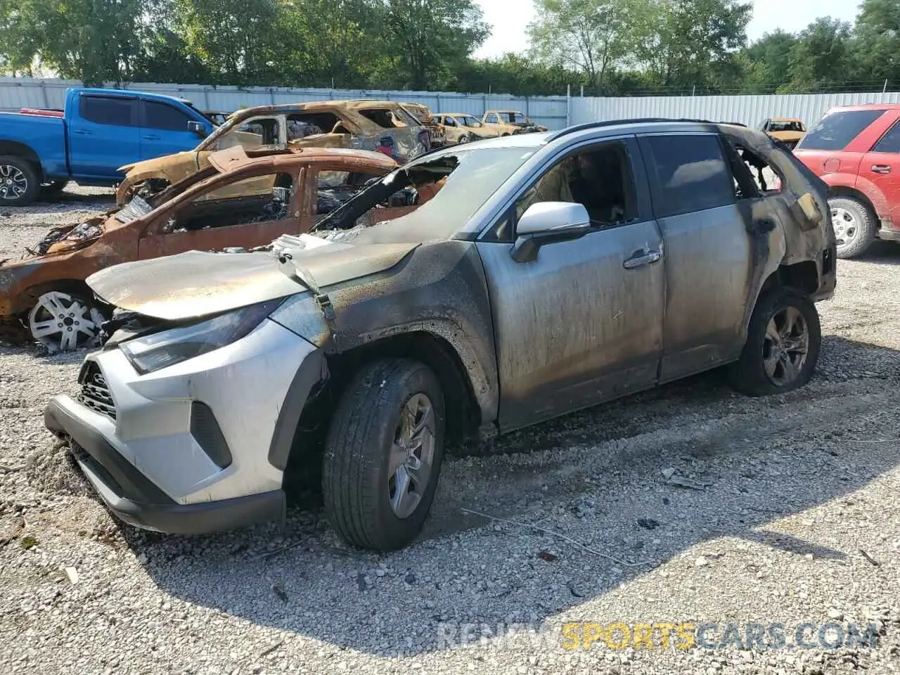 1 Photograph of a damaged car 2T3P1RFV3PW373848 TOYOTA RAV4 2023