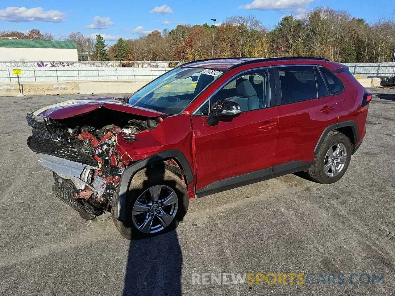 1 Photograph of a damaged car 2T3P1RFV5PW373009 TOYOTA RAV4 2023