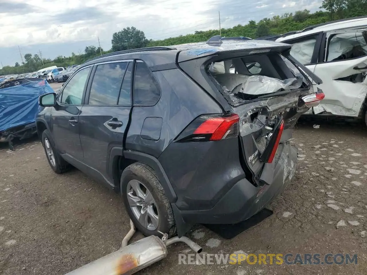2 Photograph of a damaged car 2T3P1RFV5PW380798 TOYOTA RAV4 2023