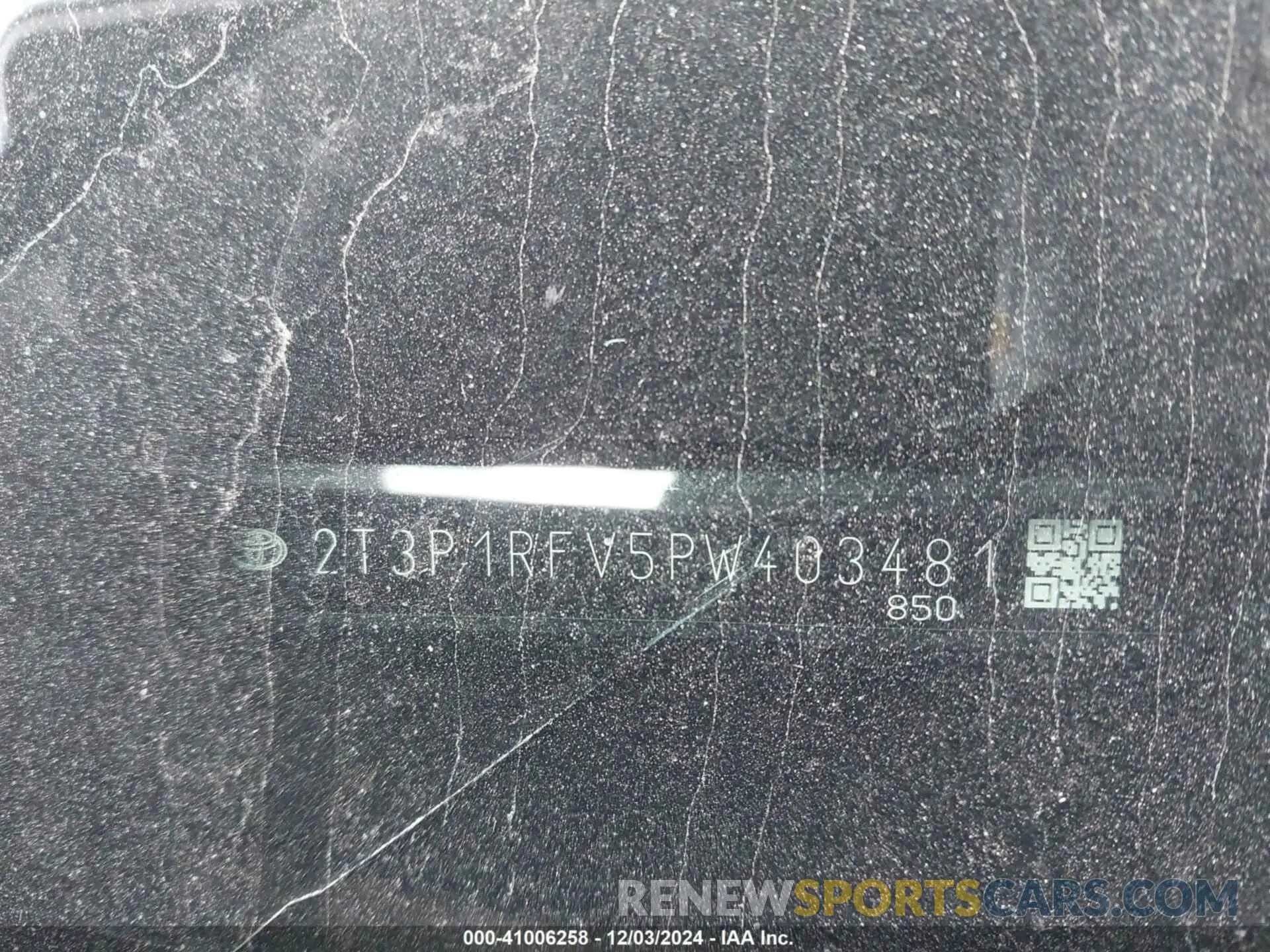 9 Photograph of a damaged car 2T3P1RFV5PW403481 TOYOTA RAV4 2023
