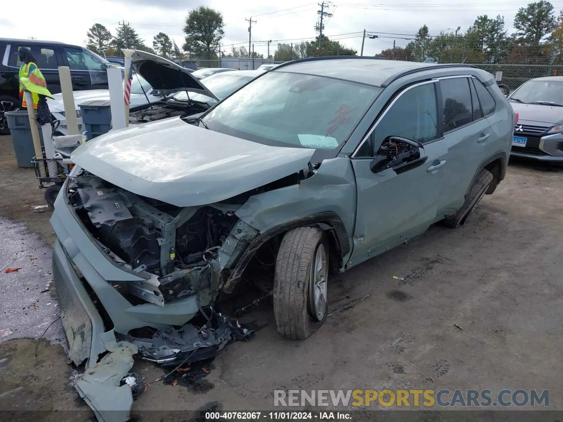 2 Photograph of a damaged car 2T3P1RFV7PW392337 TOYOTA RAV4 2023