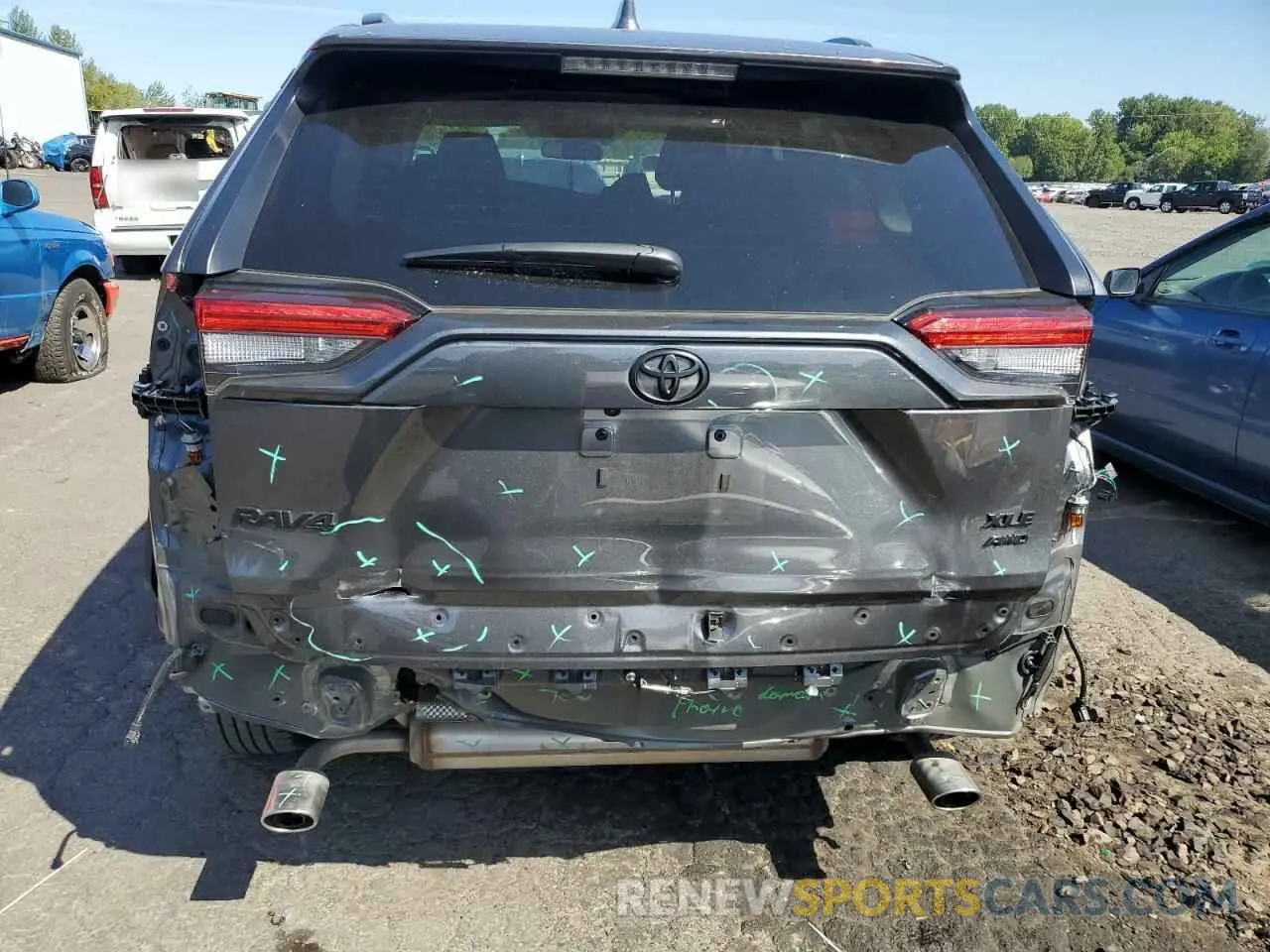 6 Photograph of a damaged car 2T3P1RFV8PC392428 TOYOTA RAV4 2023