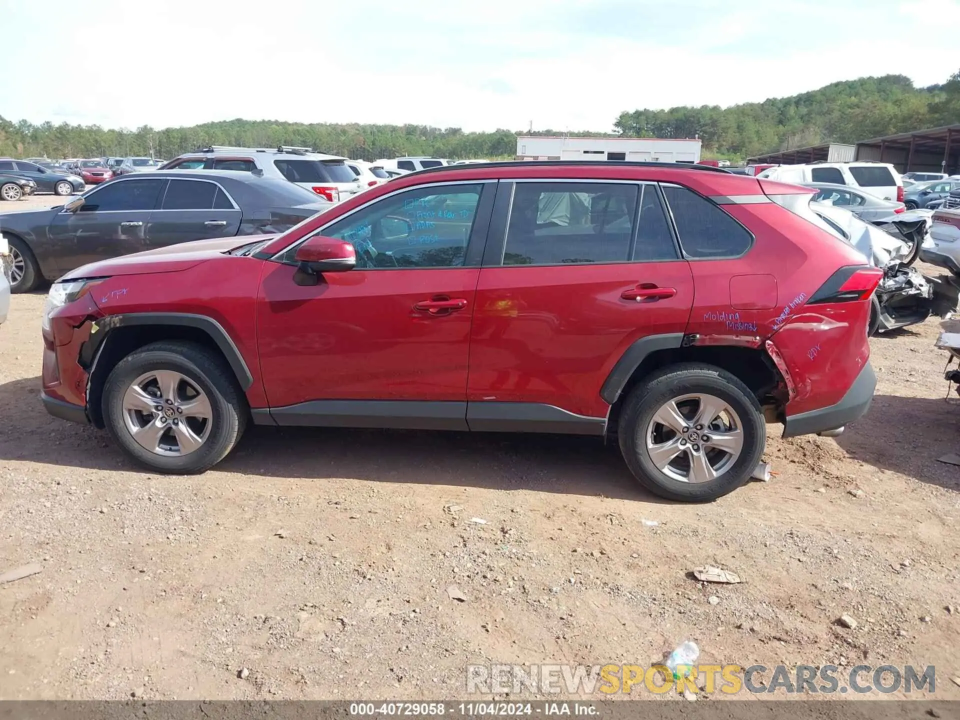 14 Photograph of a damaged car 2T3P1RFV8PW387499 TOYOTA RAV4 2023