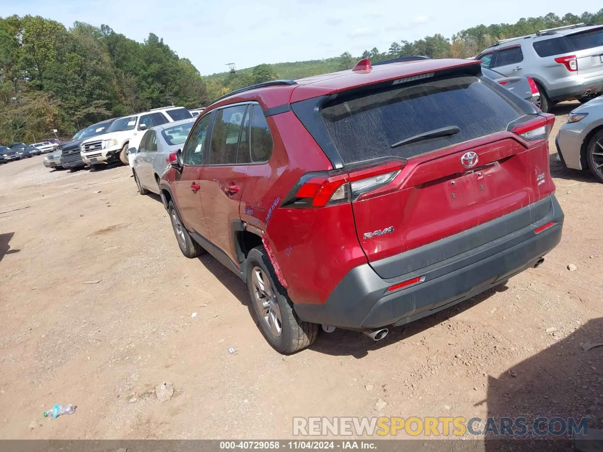 3 Photograph of a damaged car 2T3P1RFV8PW387499 TOYOTA RAV4 2023