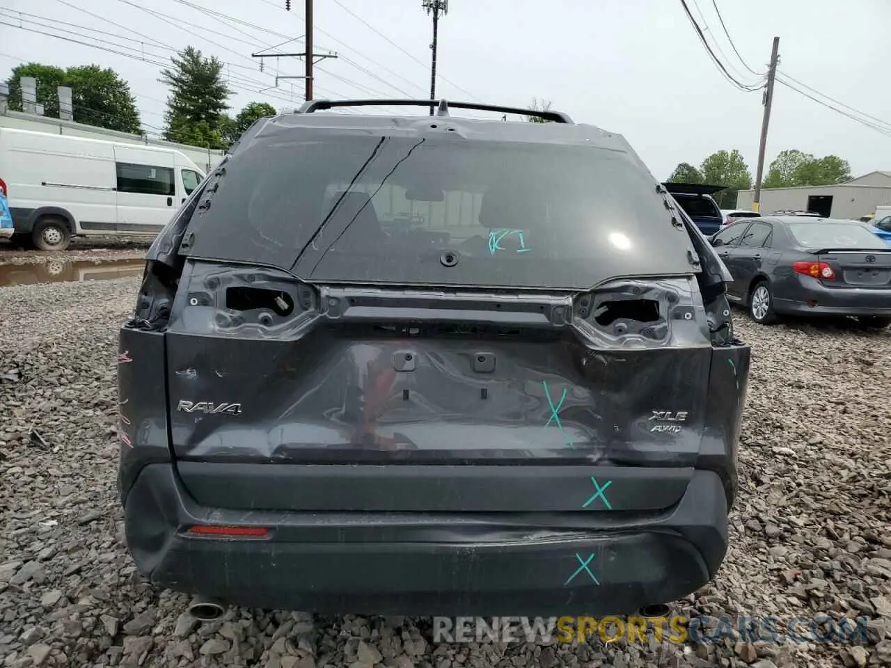 6 Photograph of a damaged car 2T3P1RFV9PC386458 TOYOTA RAV4 2023
