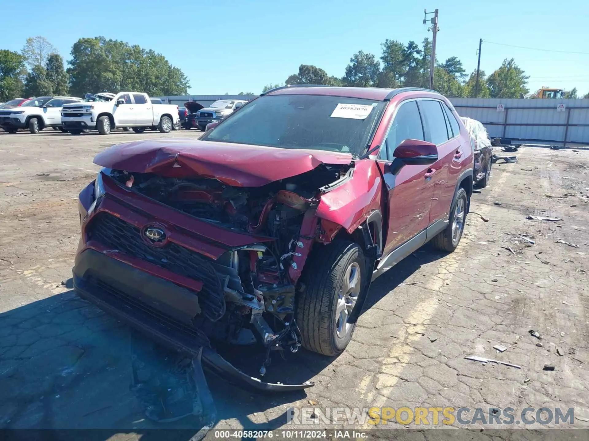2 Photograph of a damaged car 2T3P1RFV9PW361493 TOYOTA RAV4 2023