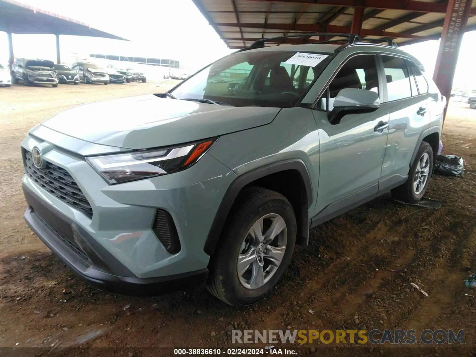 2 Photograph of a damaged car 2T3P1RFV9PW408439 TOYOTA RAV4 2023