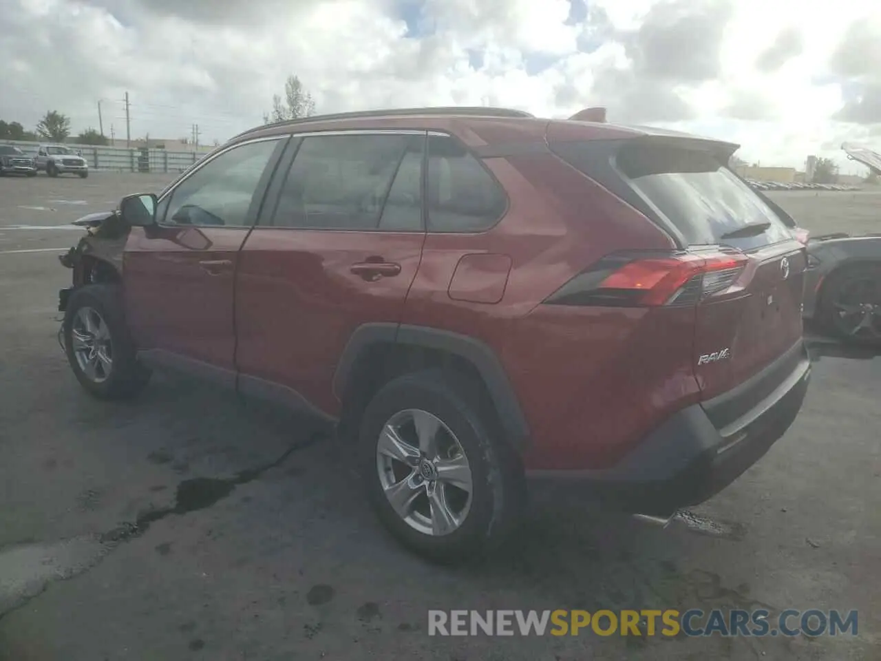 2 Photograph of a damaged car 2T3W1RFV0PW263352 TOYOTA RAV4 2023