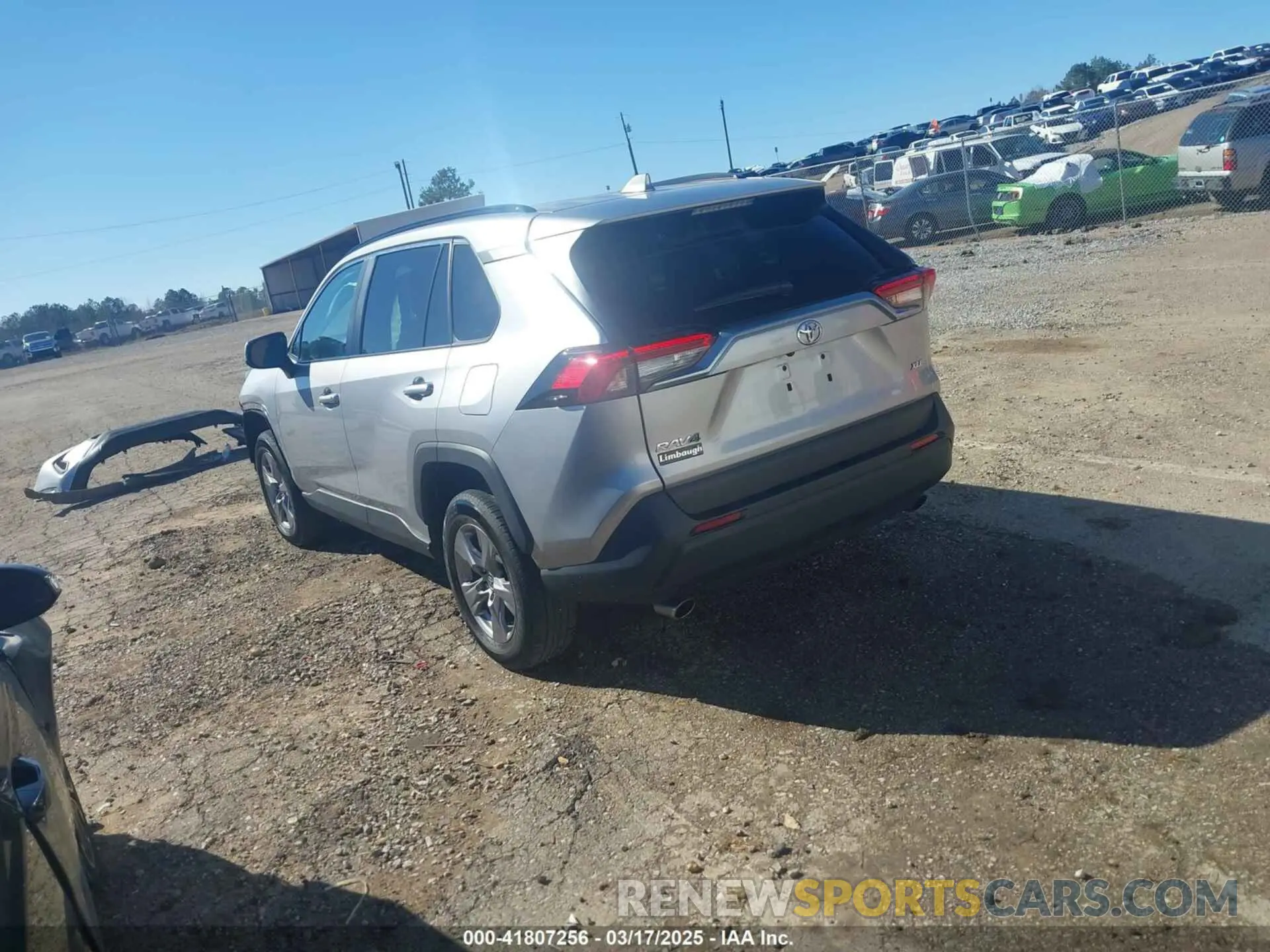 3 Photograph of a damaged car 2T3W1RFV1PC251213 TOYOTA RAV4 2023