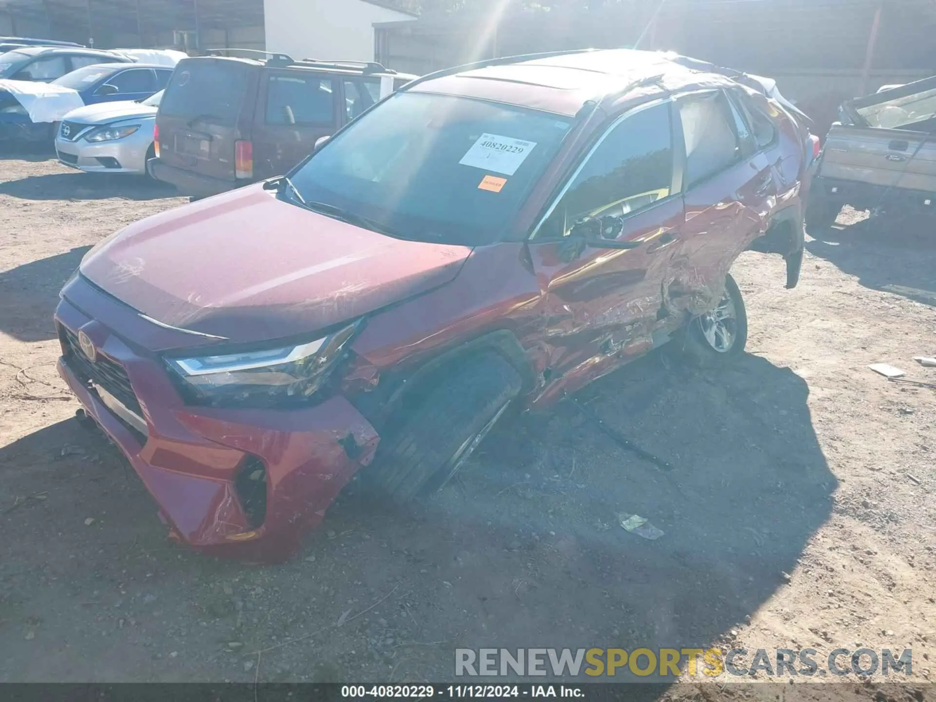 2 Photograph of a damaged car 2T3W1RFV3PW243760 TOYOTA RAV4 2023