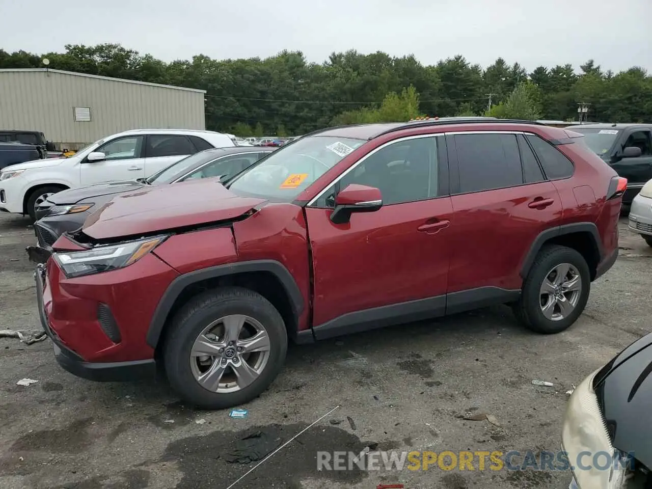 1 Photograph of a damaged car 2T3W1RFV5PW283144 TOYOTA RAV4 2023
