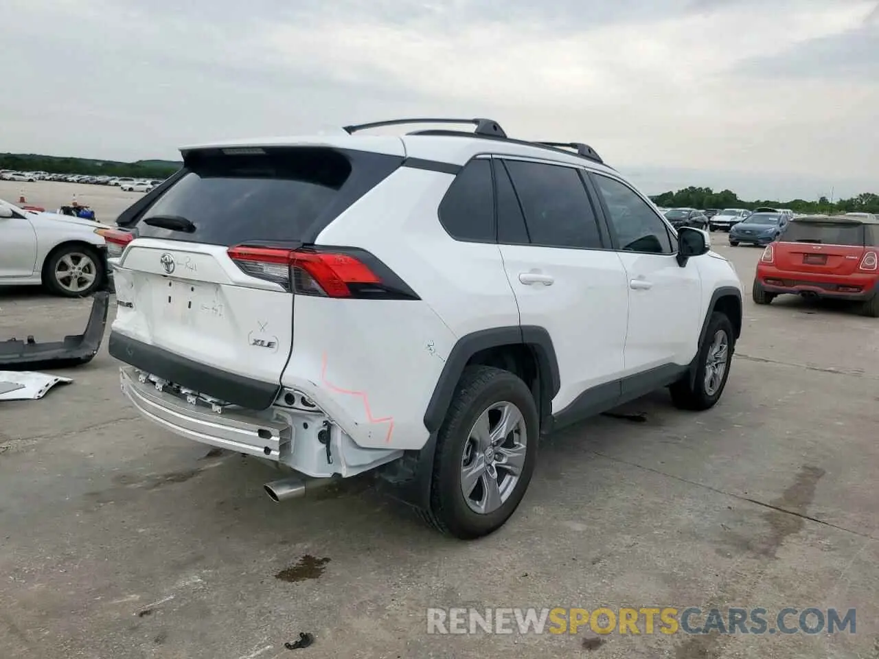3 Photograph of a damaged car 2T3W1RFV5PW288506 TOYOTA RAV4 2023