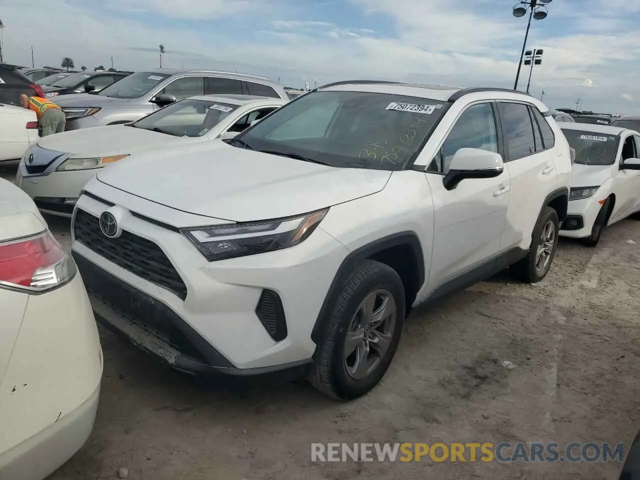 1 Photograph of a damaged car 2T3W1RFV6PC214206 TOYOTA RAV4 2023